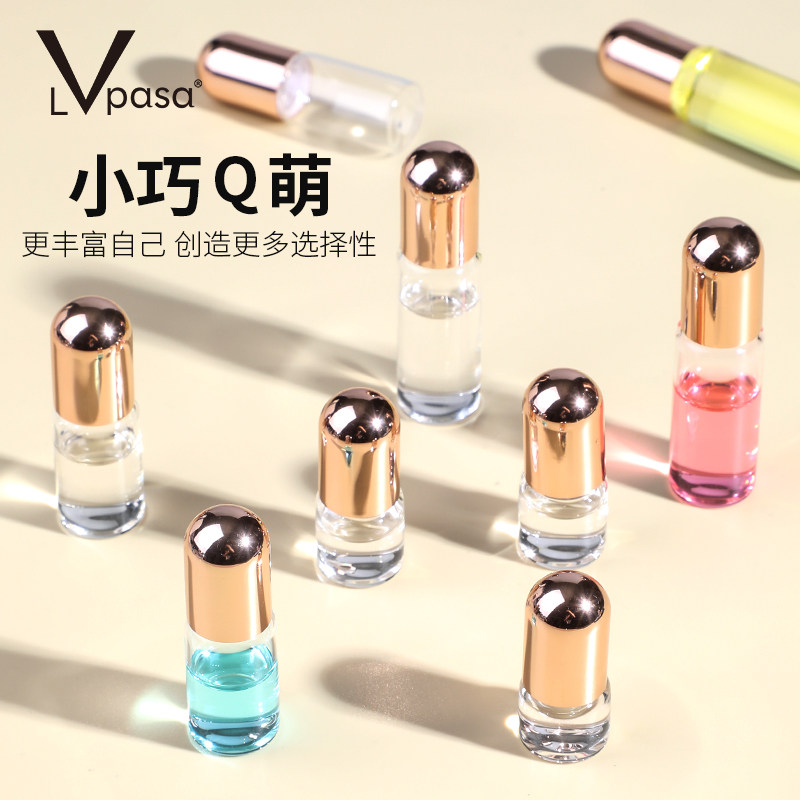 滚珠分装瓶精油瓶茶油紫草油化妆品香水药酒玻璃走珠空瓶擦药神器