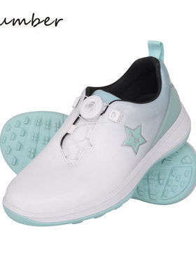 Number高尔夫球鞋儿童青少年户外运动鞋防滑防水减震旋钮高尔夫鞋