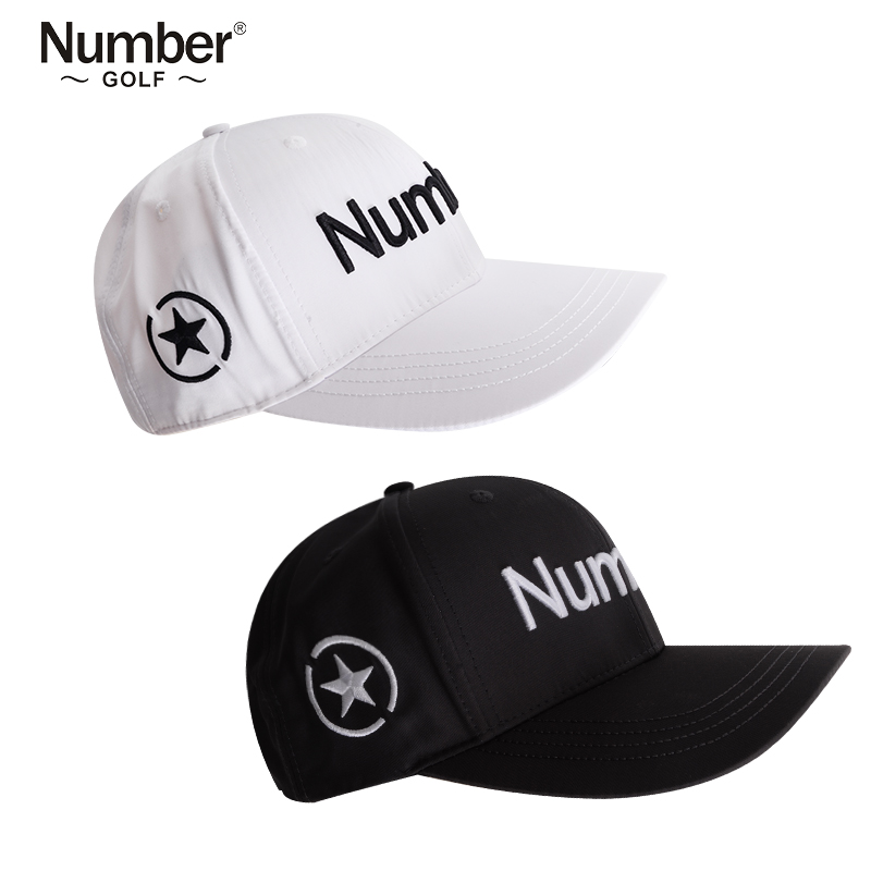 Number高尔夫球帽遮阳鸭舌帽
