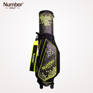Number高尔夫球包伸缩拖轮男女通用防水耐磨新款 航空球杆包 便携式