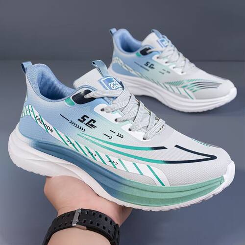 男鞋2026新款春季男士运动鞋网面透气休闲百搭轻便软底潮鞋子男款