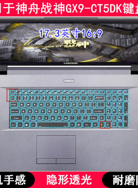 适用神舟战神GX9-CT5DK键盘保护膜17.3寸笔记本电脑按键字母可爱