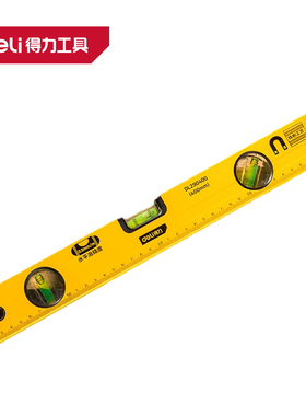 得力400mm水平尺高精度平水尺磁力水电工水尺子平衡靠尺DL290400B