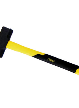 得力纤维柄八角锤3磅榔头大铁锤钉锤木工木柄手锤DL447002 3 5203