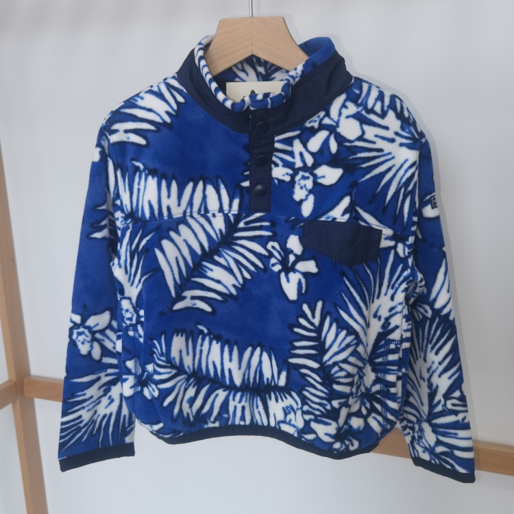 儿童冬季摇粒绒半高领休闲外套