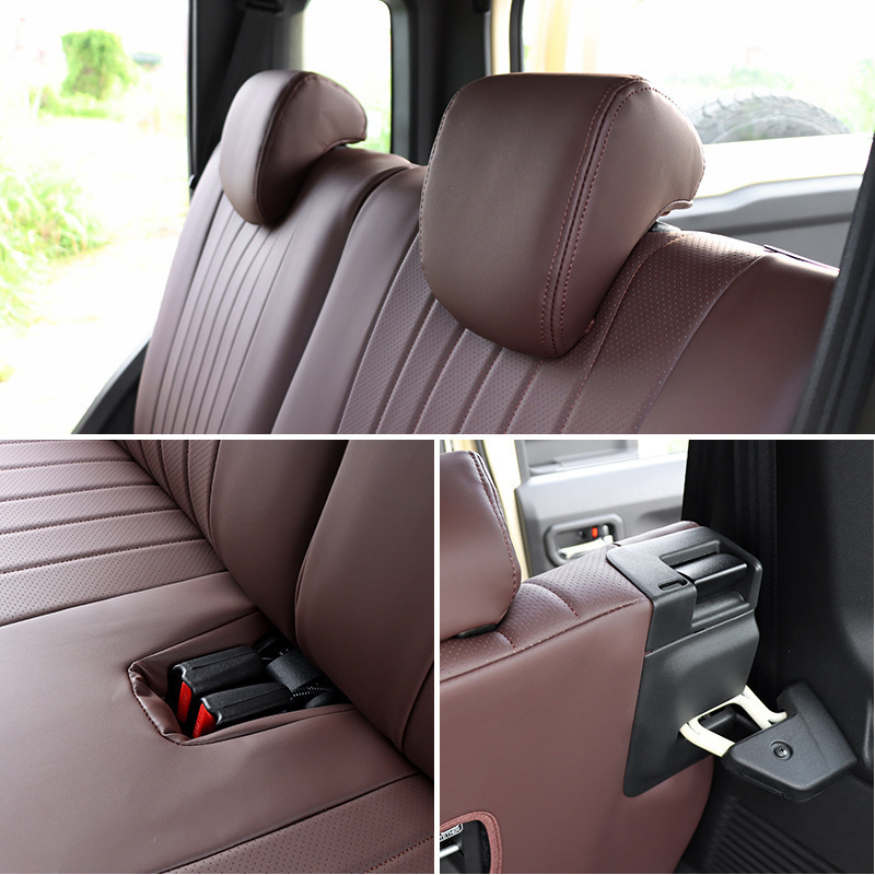 2023-2024新款吉姆尼全包围座椅套jimny5door内饰改装PU纳帕坐垫