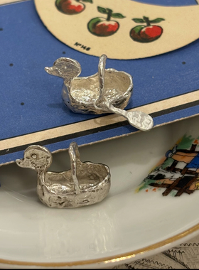 自制博主纯银小鸭子项链小众设计高级感不撞款时尚百搭锁骨链