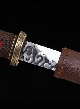 锻打刀剑不锈钢一体唐横刀防身收藏直刀手工锻打传统宝剑未开刃