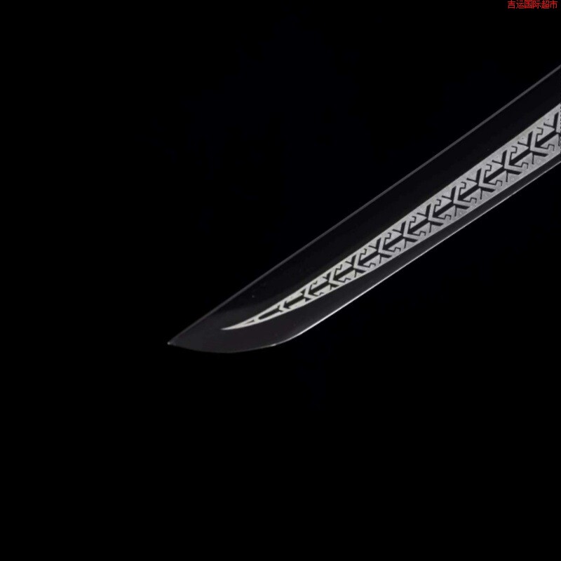 淬火市刀剑日式指挥刀防身刀具高锰钢一体冷兵器工艺品收藏未开刃