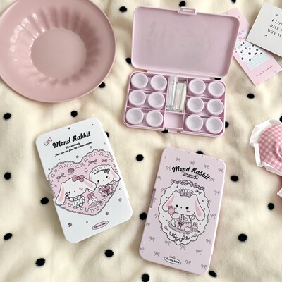 MendRabbit便携隐形眼镜盒六付装