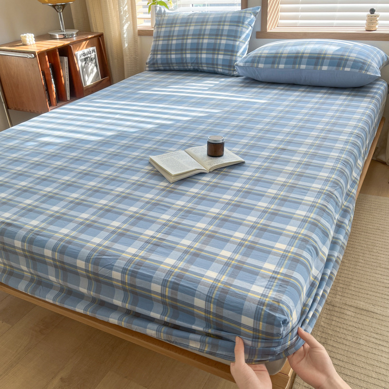 订做定制全棉水洗棉床笠床罩床包榻榻米棕垫乳胶垫席梦思床垫套子