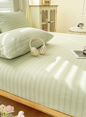 定做Aa类全棉纯棉老粗布棉麻床笠床罩床垫套定制榻榻米大炕大床单