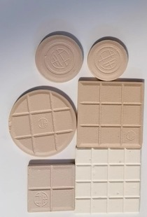 珊瑚基座 六边形 圆形 方形 T形 半圆馒头 基座 瓦片拼盘断枝基座