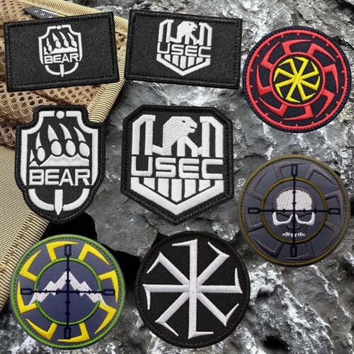 逃离塔科夫刺绣魔术贴章 USEC BEAR臂章科洛夫拉特狙击徽章背包贴