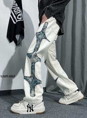 jm homme 春季美式高街我爱文艺美型男ASURA大码男装新款休闲裤子