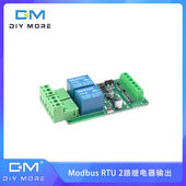 独立静电袋 ModbusRTU2路继电器输出2路开关量输入RS485TTL12V