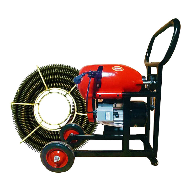 郑通大力大型电动疏通机GQ1680手推式管道疏通机器3000W(丝径5.0m