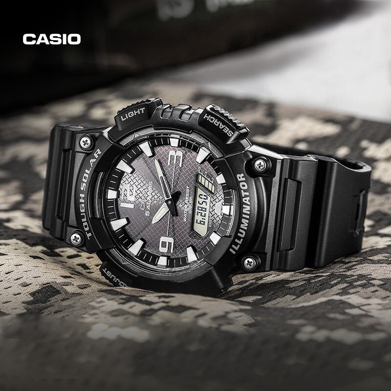 casio卡西欧手表aq-s810运动防水潮流电子男士手表官网官方正品
