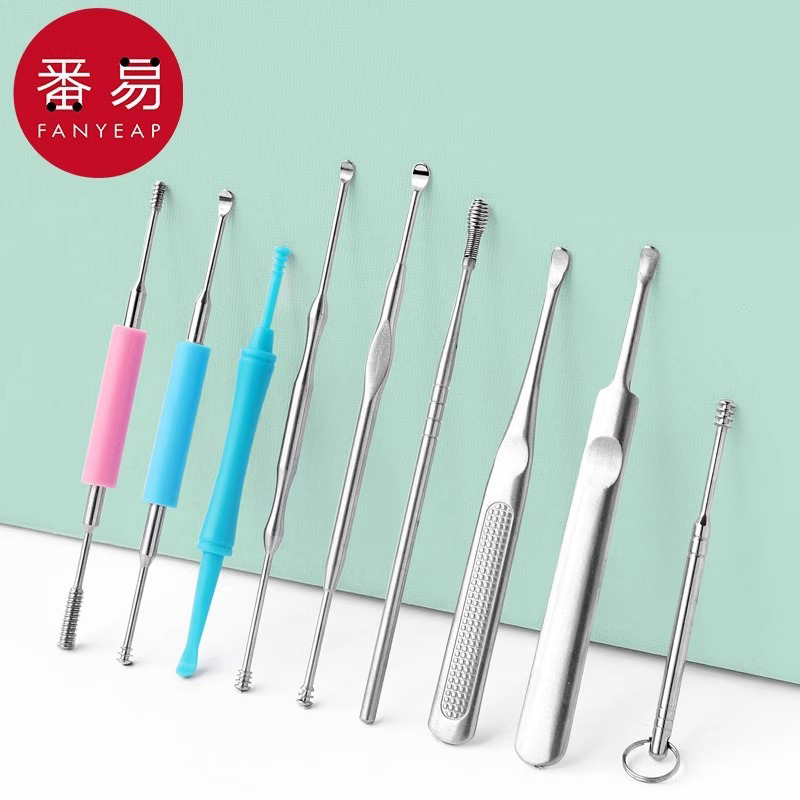 耳勺A1P243-挖采耳屎工具耳扒耳朵清洁便携家用掏耳用具