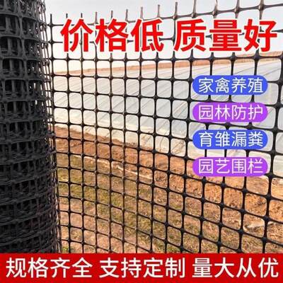 加厚养殖栅栏地网围栏隔离塑料胶圈网网鸡网围挡玉米防护网果园养