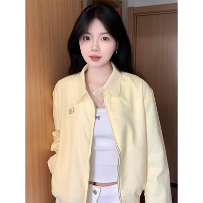 2025早秋女夹克新款宽松