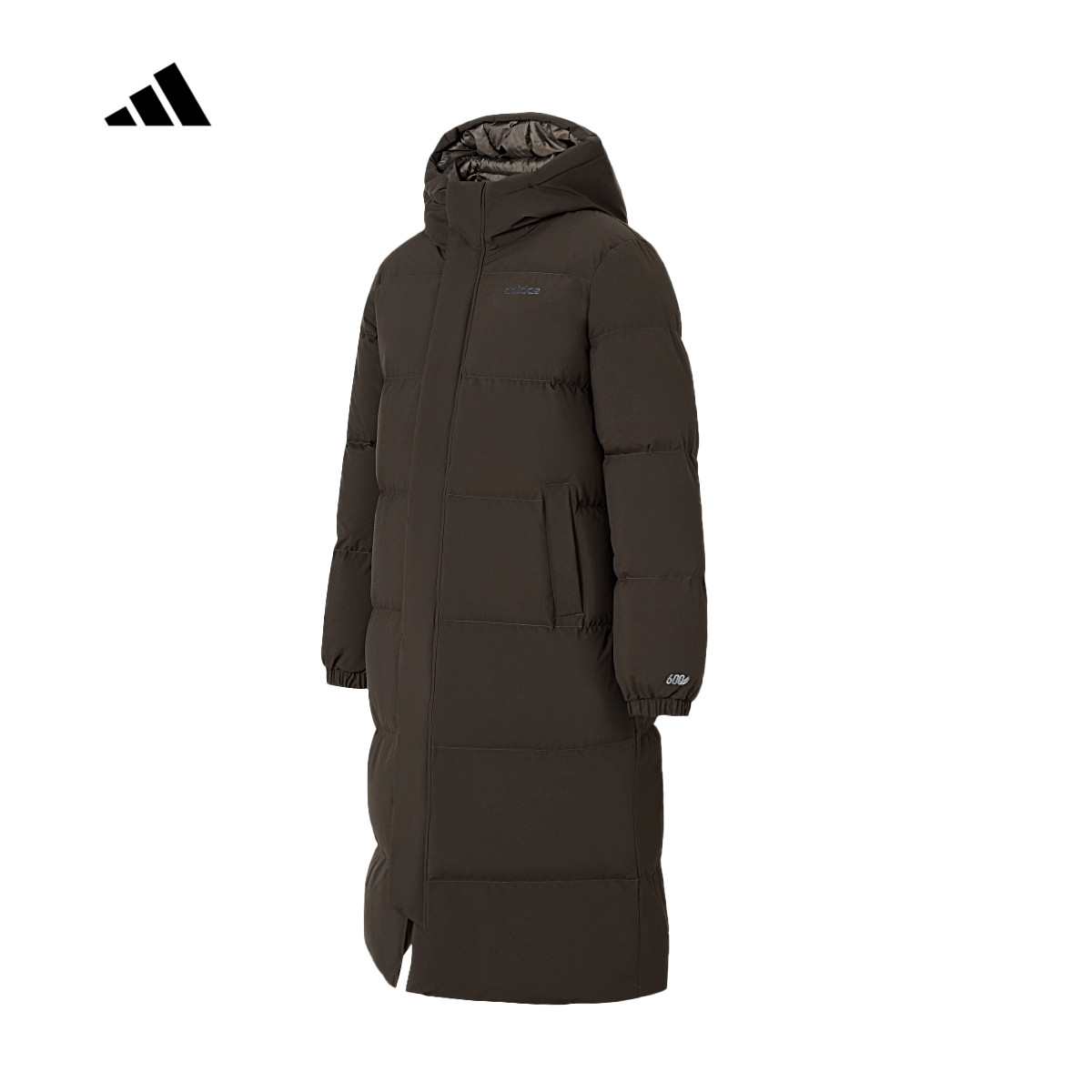 adidas阿迪达斯长款过膝羽绒服男官方新款加厚保暖鸭绒上衣KC2163