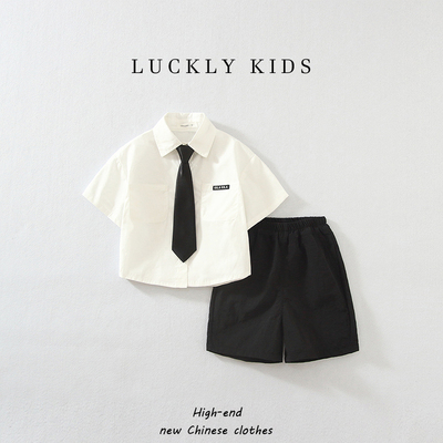 儿童礼服男童学院风夏季2025新款