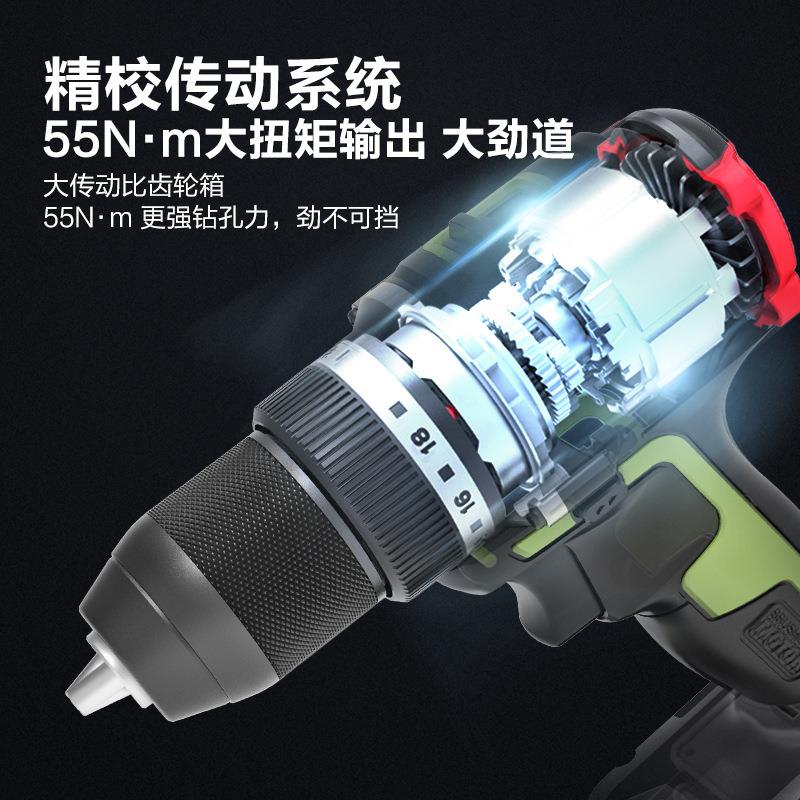 威克士锂电钻WU182工业级无刷充电式手枪钻电转182X手钻电动螺丝
