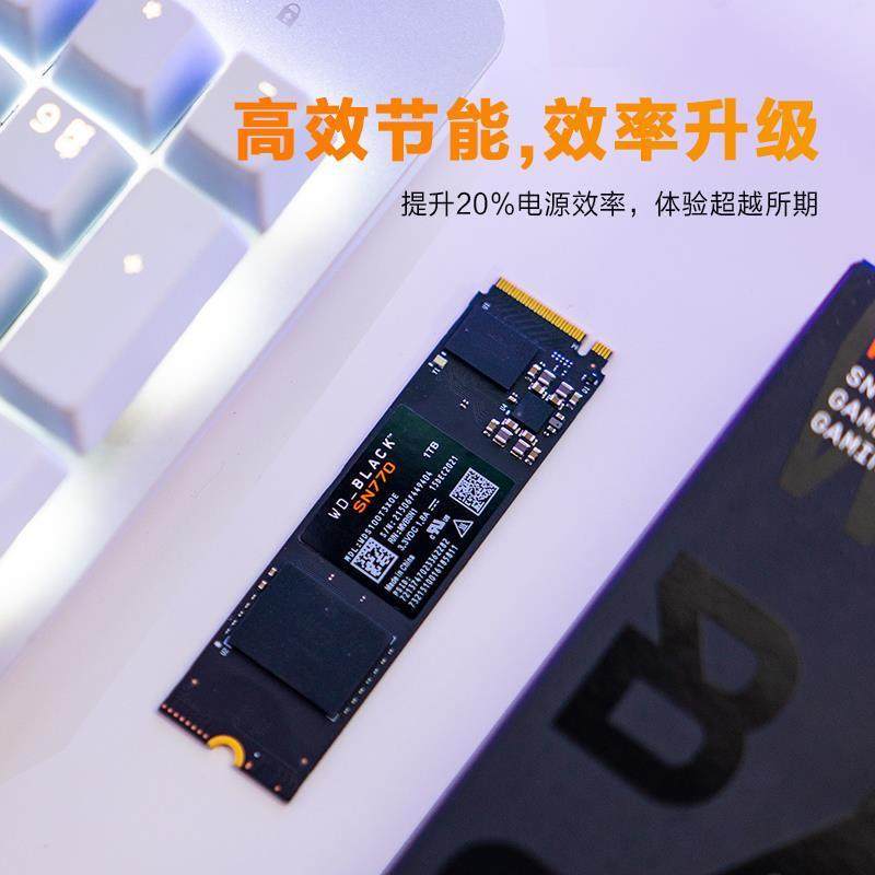 SN770黑盘500G1T台式NVMEM.2固态硬盘SSD替SN