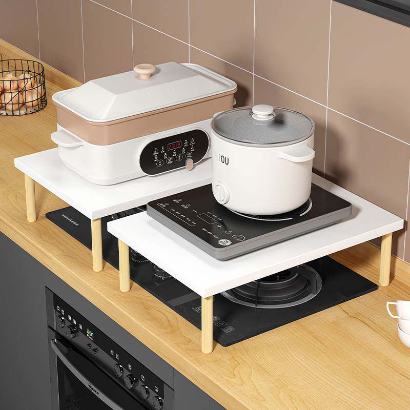 灶台架托燃气灶盖板罩煤气灶电磁炉支架耐高温隔板厨房台面置物架