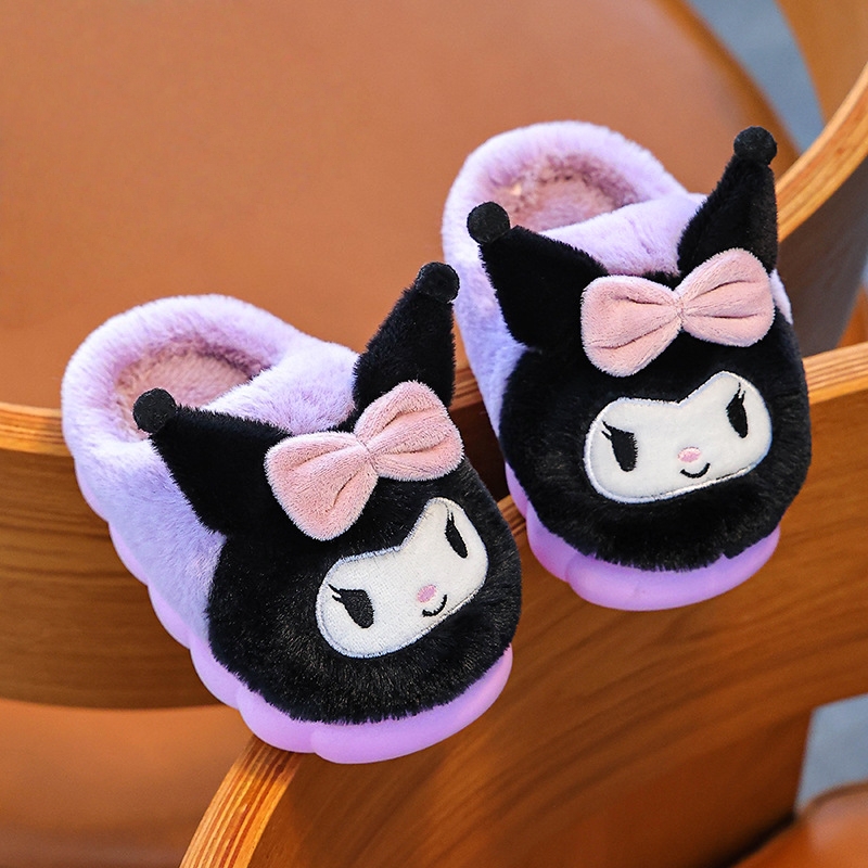 库洛米儿童棉拖鞋防滑家居鞋