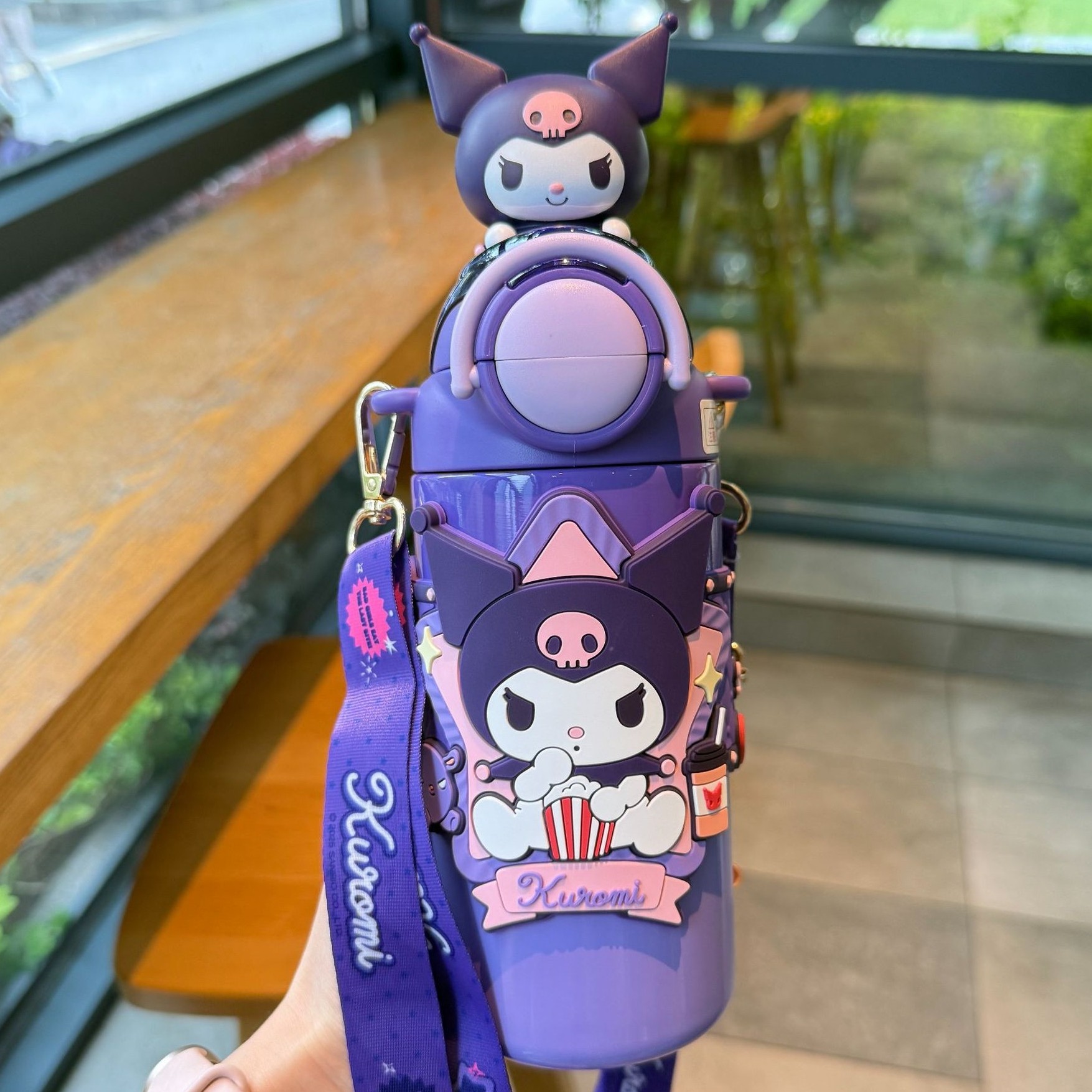 库洛米316不锈钢保温杯联名款三丽鸥学生上学专用卡通双饮杯600ml,餐饮具,保冷/保温杯,淘宝优惠券,粉丝福利购,淘宝优惠卷