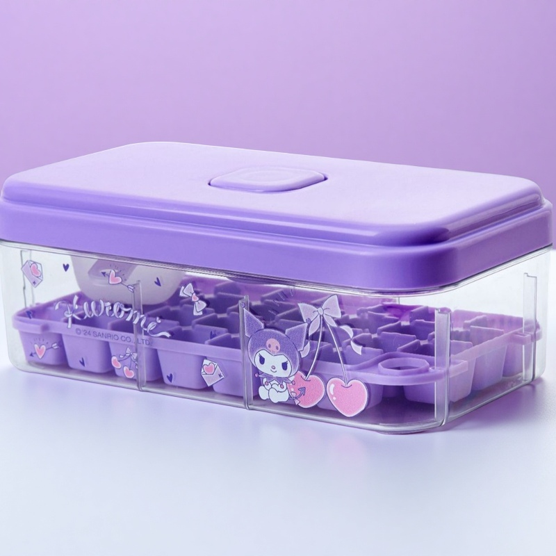 库洛米冰格储物盒带按压盖