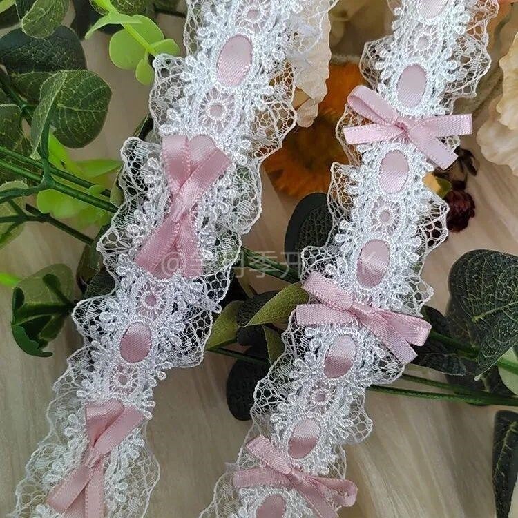 蕾丝花边蝴蝶结diy材料手工辅料