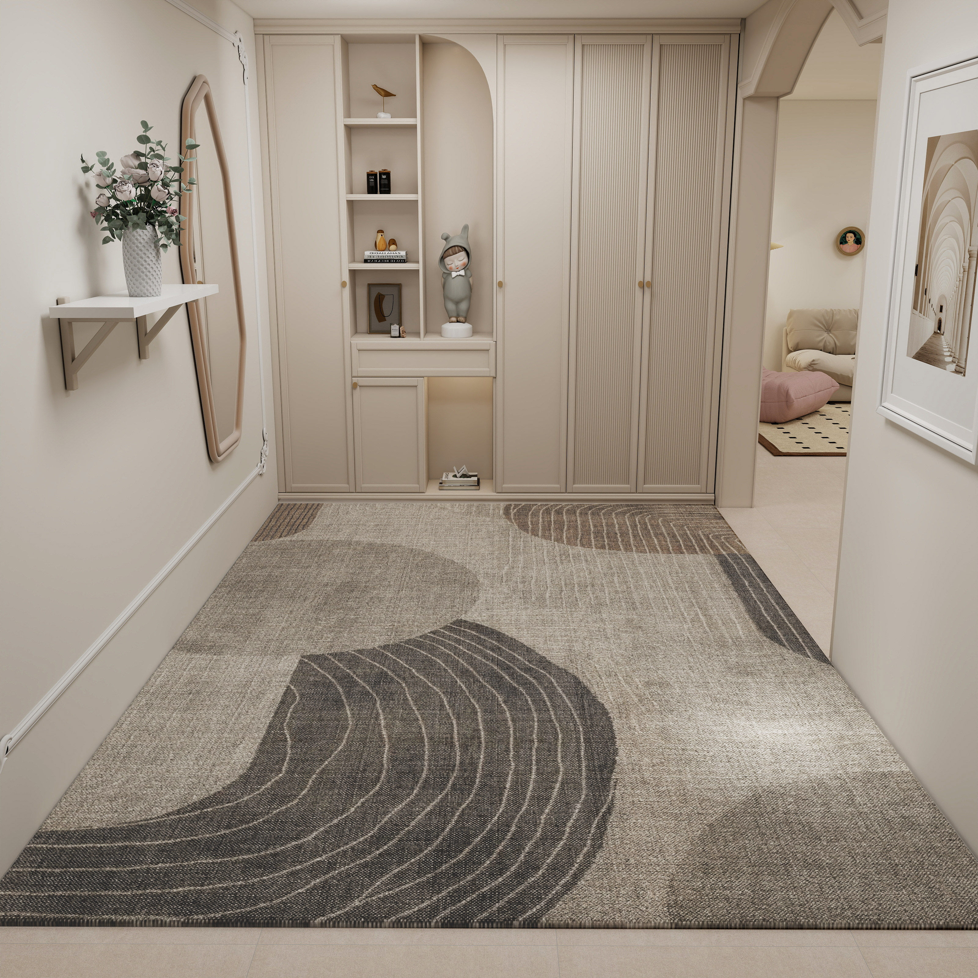 法姿曼入户门地垫高级地毯家用防滑进门门垫轻奢北欧定制玄关脚垫,居家布艺,入户地垫,淘宝优惠券,粉丝福利购,淘宝优惠卷