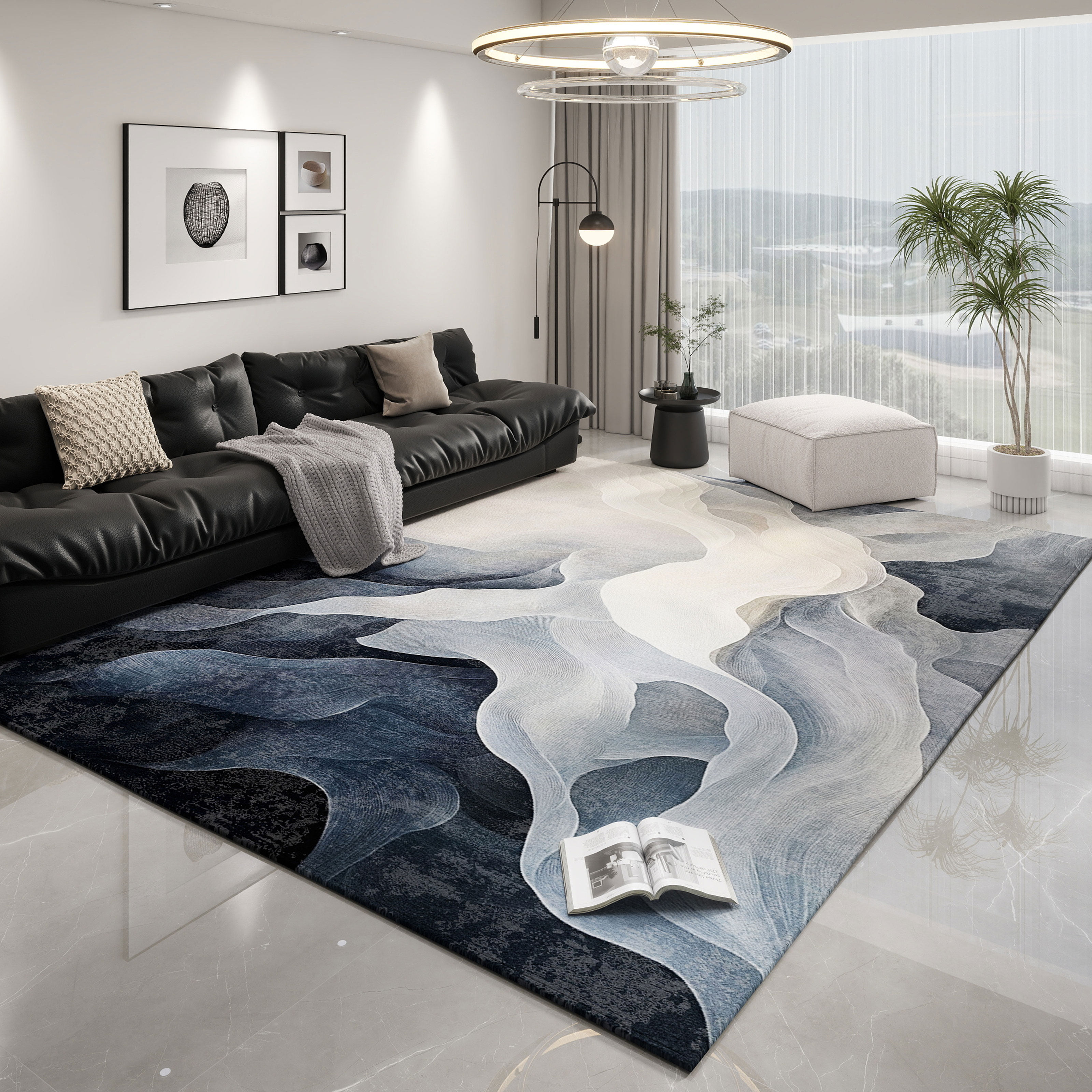 地毯客厅新款轻奢高级感卧室地垫大面积全铺室内防滑垫子床边坐垫