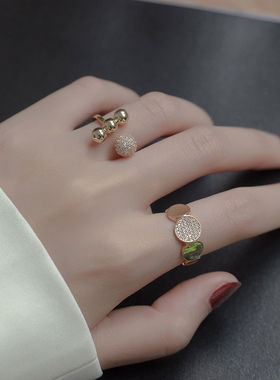 韩国指环几何指环时尚女