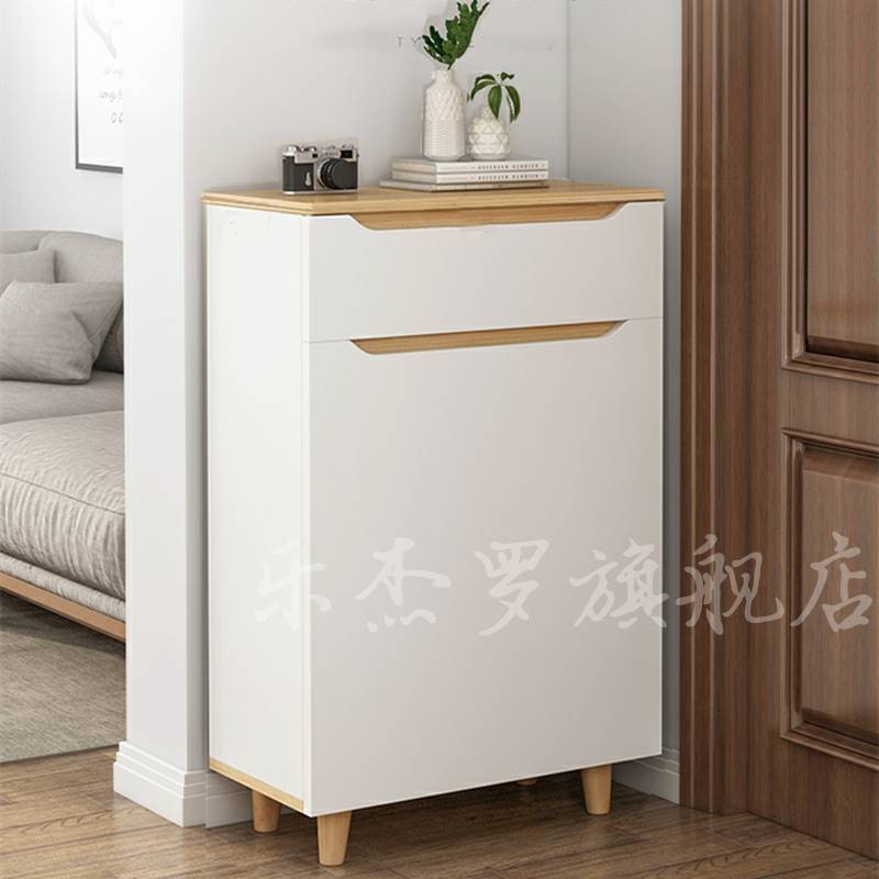 放门口的鞋柜25宽60cm长80公分高30深24厚鞋架家用木白色简易收纳