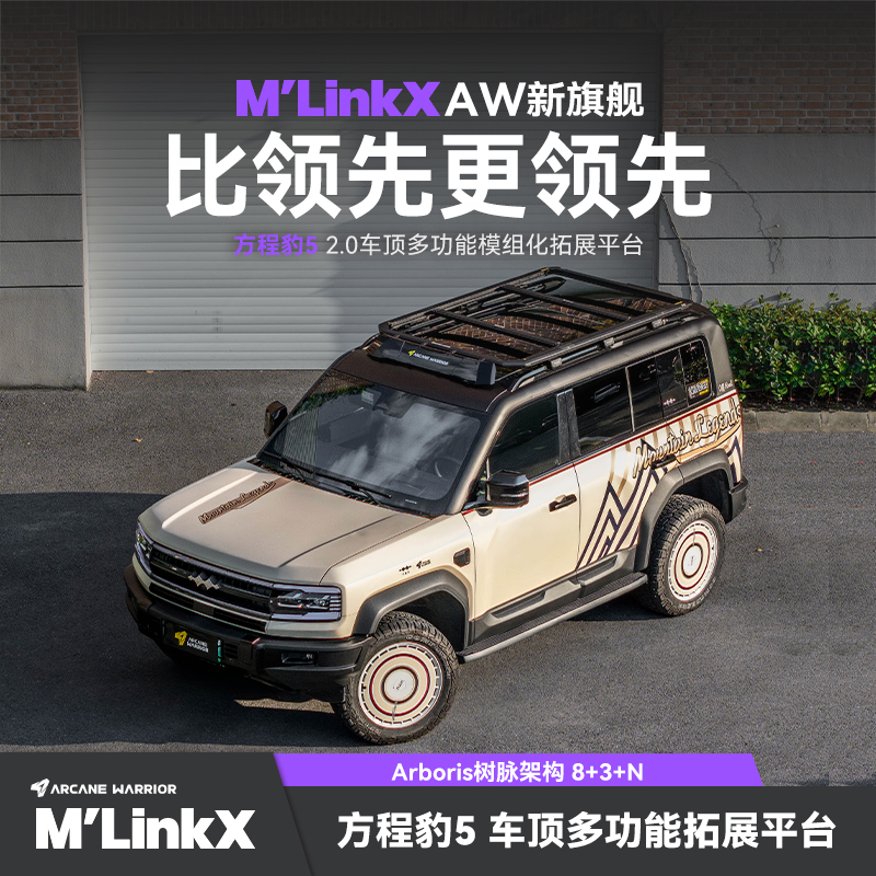 方程豹5专用M系列车顶行李架