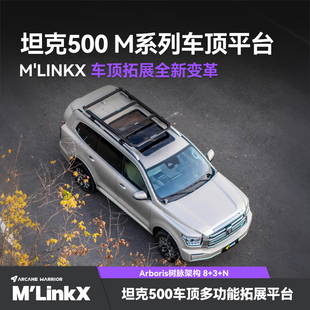 AW官旗坦克500专用车顶行李架M 配件大全 LinkX车顶平台黑科技改装
