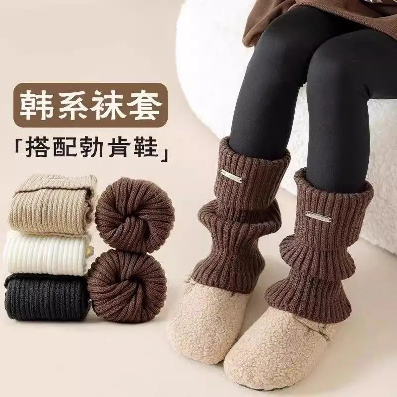知秋好物馆堆堆袜套辣妹小腿袜子