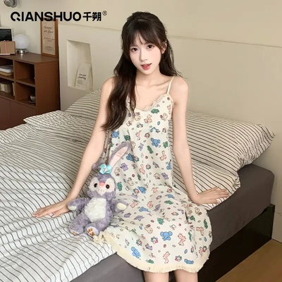吊带睡衣女款爆款日系睡裙女薄款