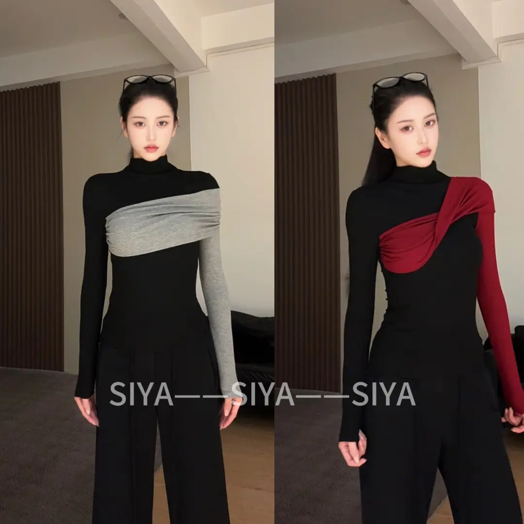 Siya诗雅SIYA纯欲性感长袖打底衫图片