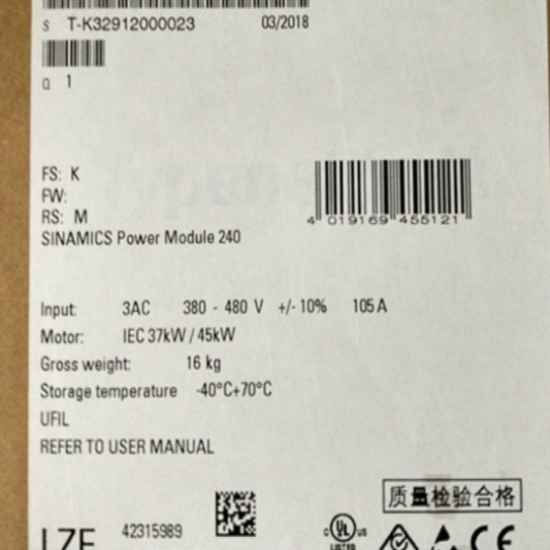 【议价】议价6SL3352-3AE41-4AA0-S120IPD-卡电机模块380-480V800