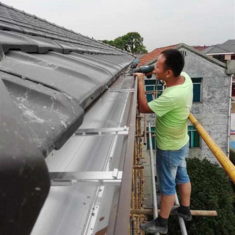 铝合金成品天沟檐沟别墅屋檐雨水