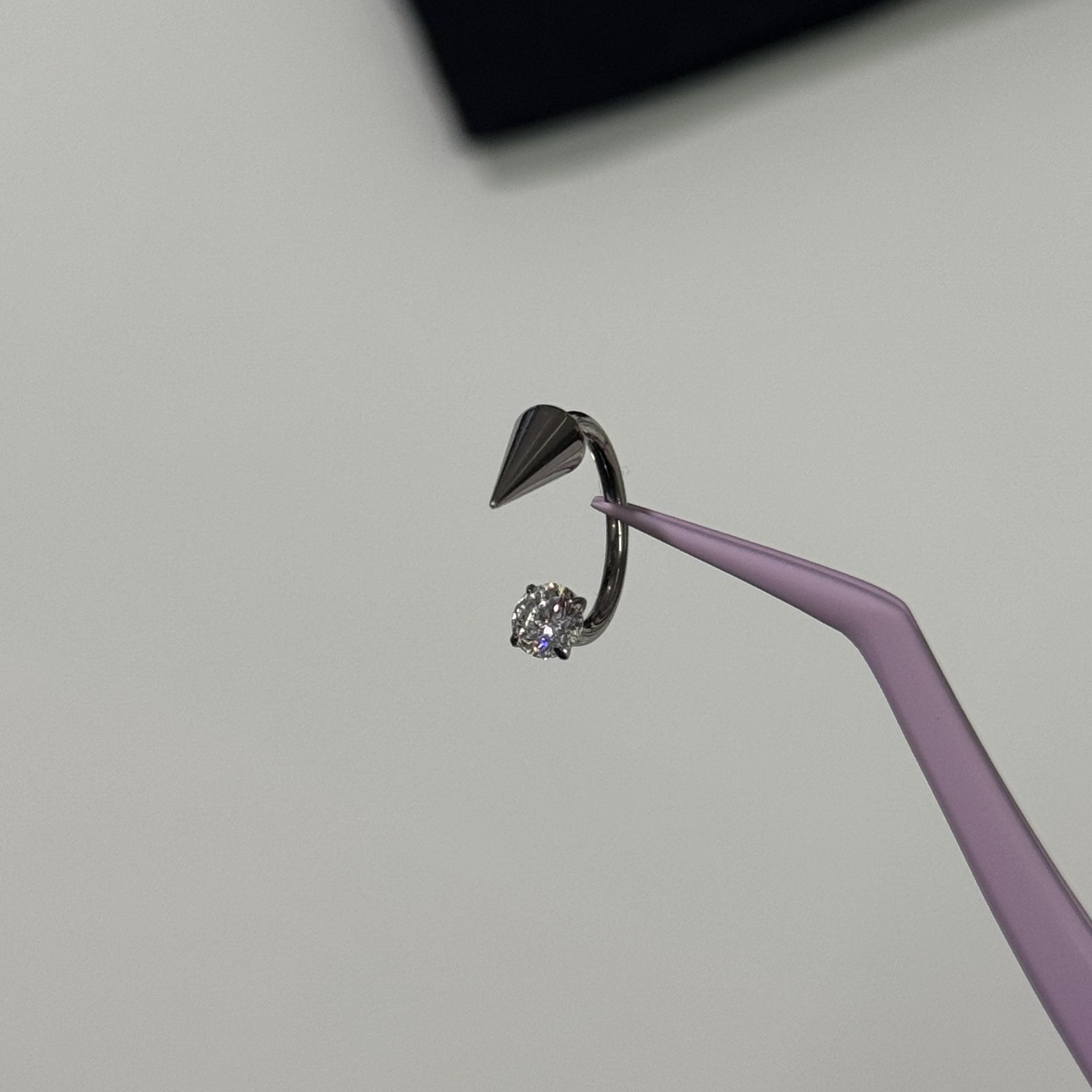 唇环钛合金马蹄环耳骨环耳环M0.9牙口内螺旋CZQY 10076,饰品/流行首饰/时尚饰品新,唇环/唇钉,淘宝优惠券,粉丝福利购,淘宝优惠卷