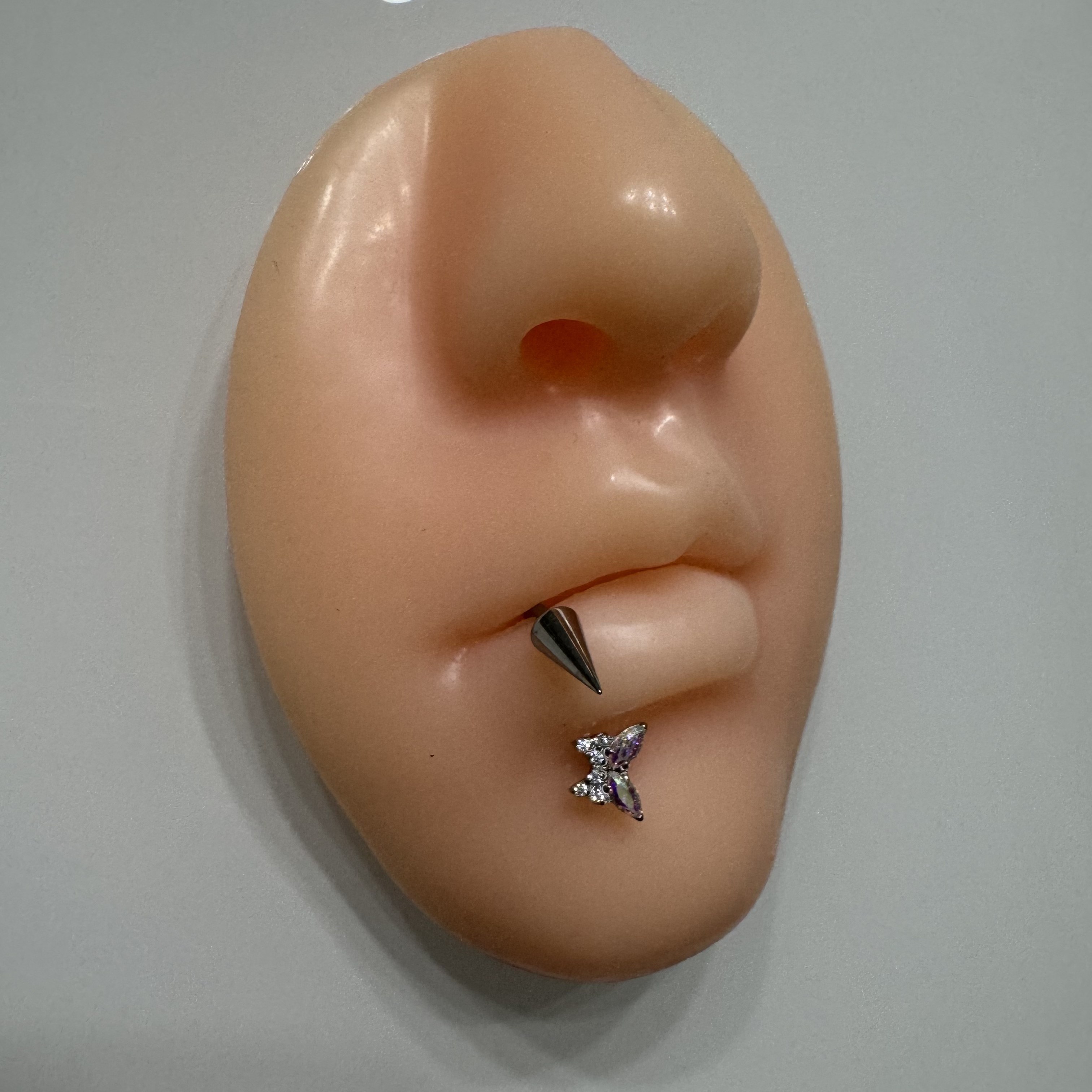 唇环钛合金唇钉c型内螺纹马蹄环耳钉耳骨钉饰品爆闪亚文化尖锥,饰品/流行首饰/时尚饰品新,唇环/唇钉,淘宝优惠券,粉丝福利购,淘宝优惠卷