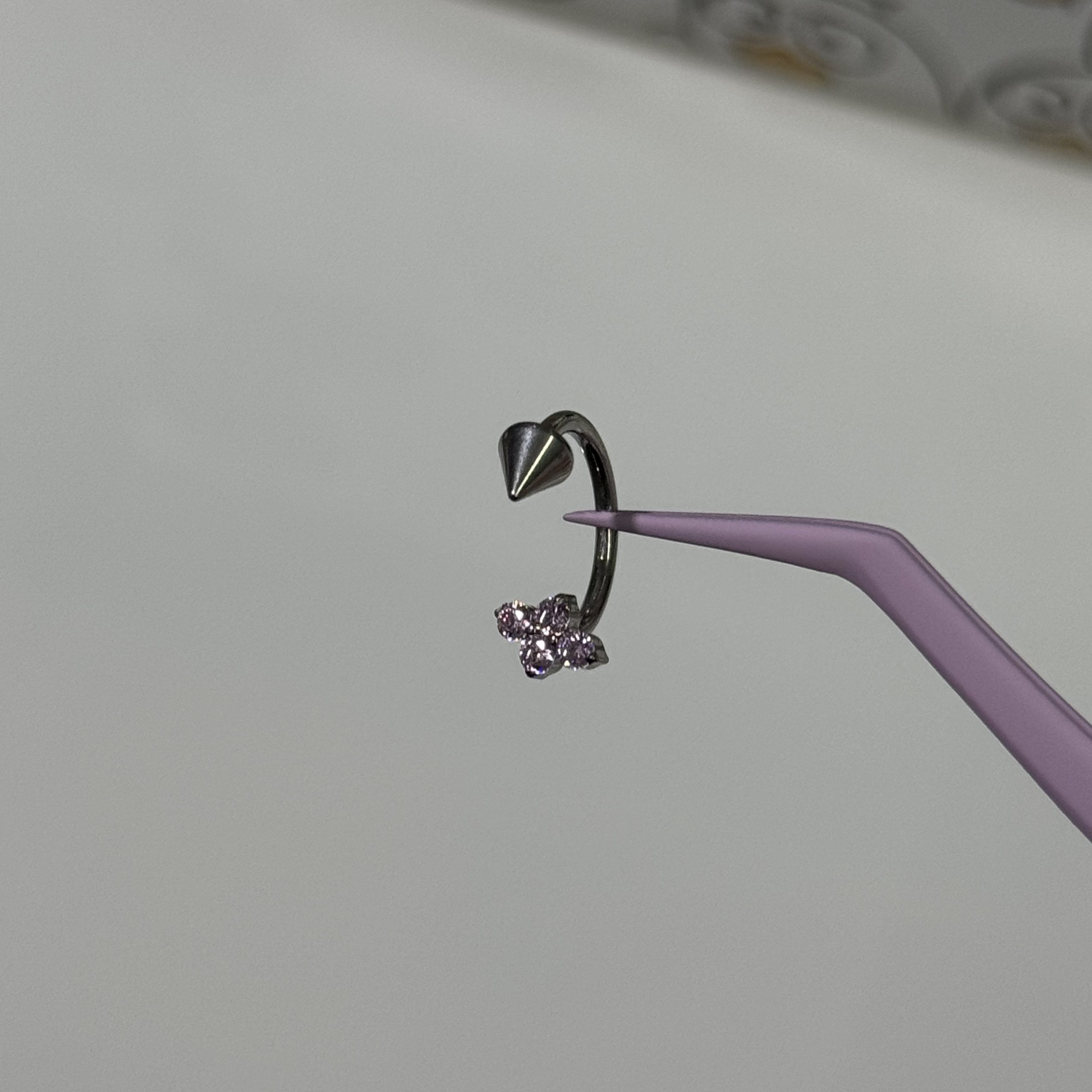 唇环钛合金马蹄环耳骨环耳环M0.9牙口内螺旋CZQY 100106,饰品/流行首饰/时尚饰品新,唇环/唇钉,淘宝优惠券,粉丝福利购,淘宝优惠卷