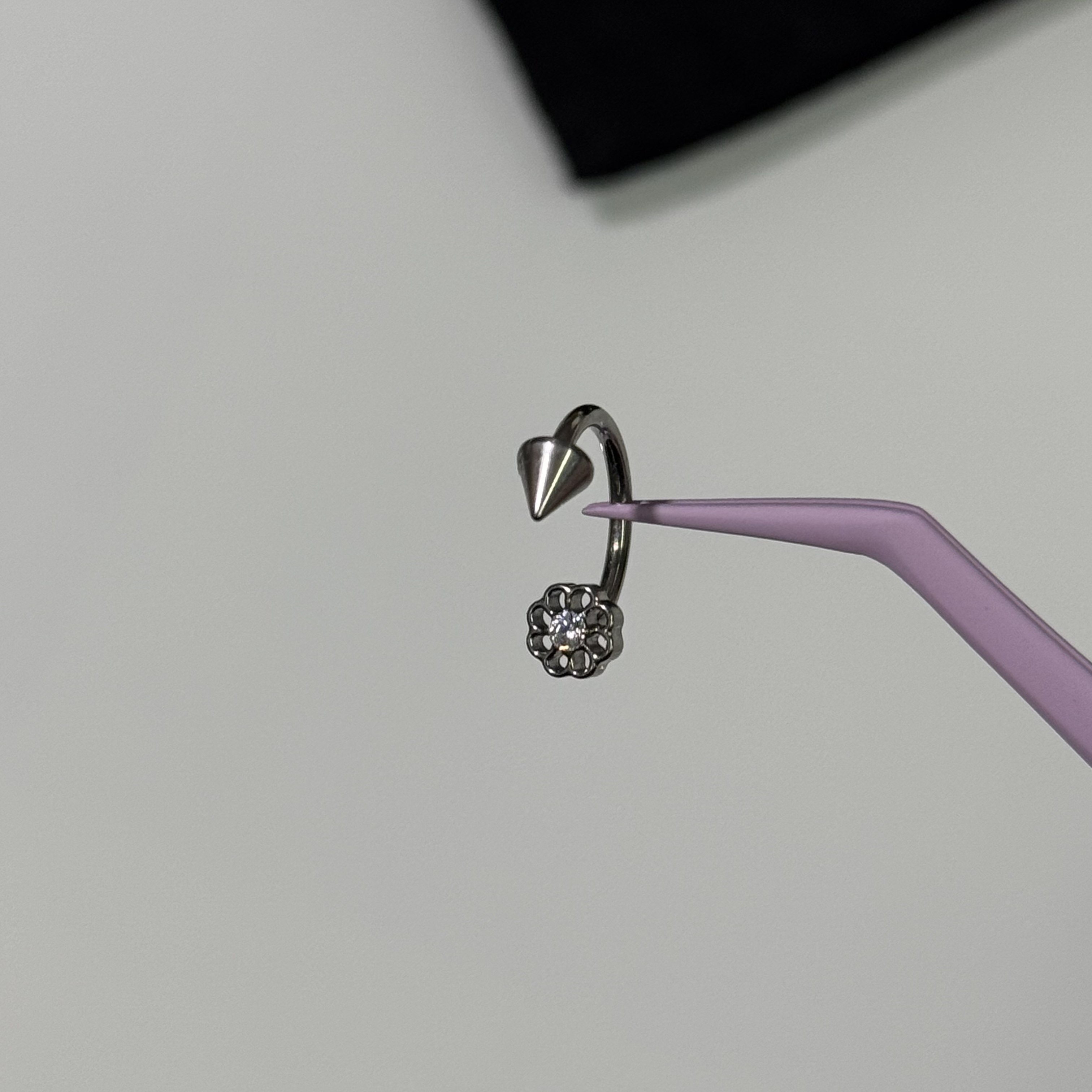 唇环钛合金马蹄环耳骨环耳环M0.9牙口内螺旋CZQY 10088,饰品/流行首饰/时尚饰品新,唇环/唇钉,淘宝优惠券,粉丝福利购,淘宝优惠卷