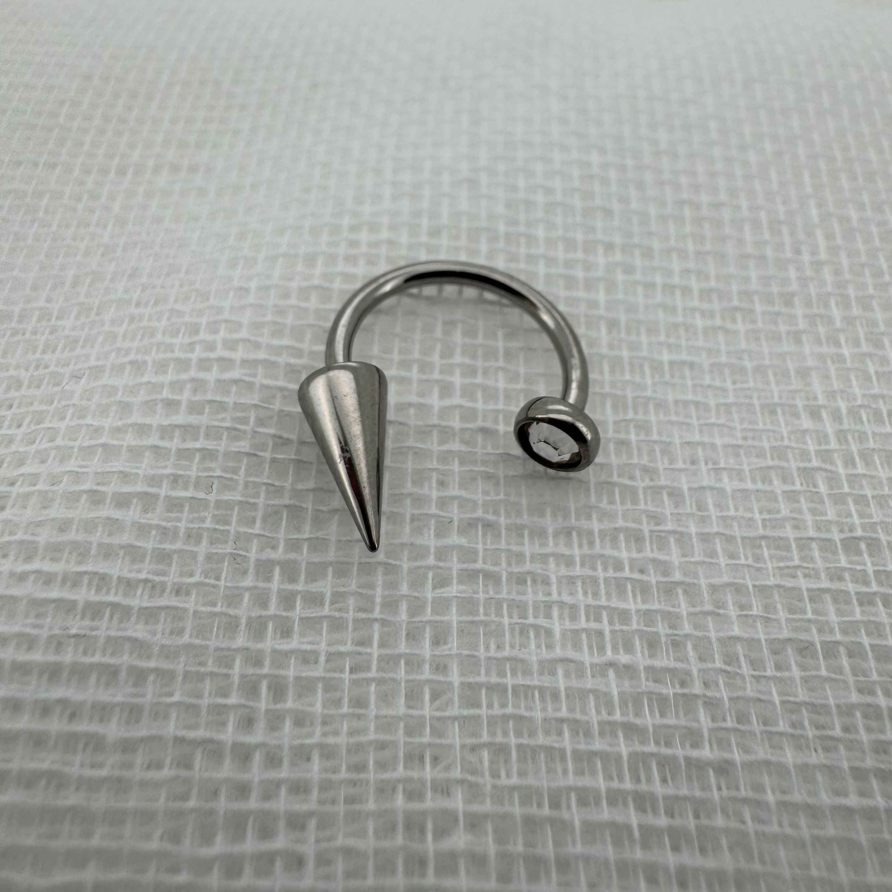 唇环钛合金马蹄环耳骨环耳环M0.9牙口内螺旋CZQY 100141,饰品/流行首饰/时尚饰品新,唇环/唇钉,淘宝优惠券,粉丝福利购,淘宝优惠卷